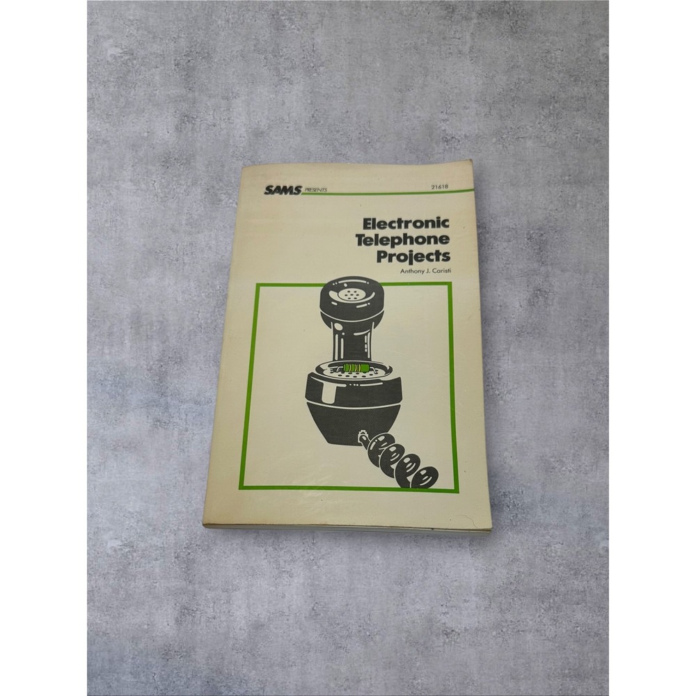 Sams Electronic Telephone Projects Book 1984 Vintage DIY